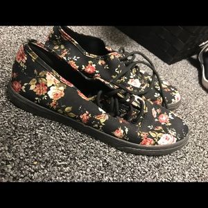 Floral vans
